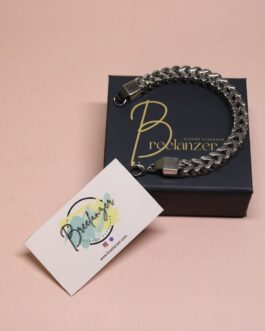 Silver Crest – Sleek Stainless Steel Chain Bracelet