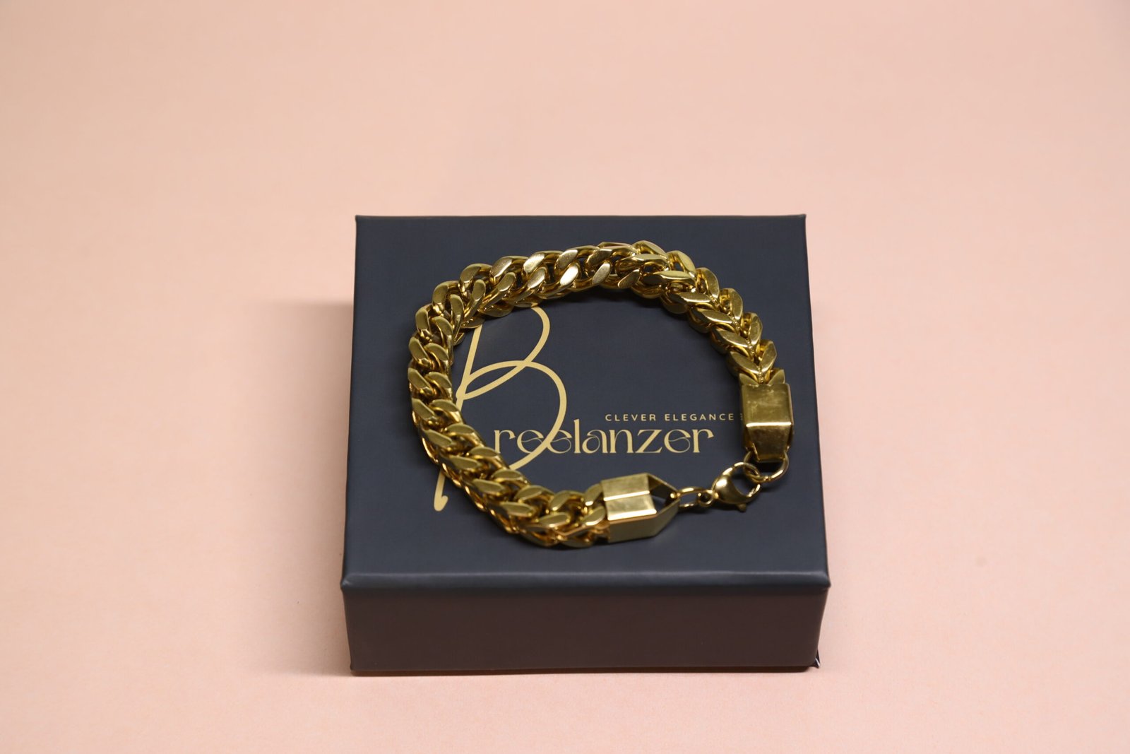 Golden Luxe - Bold Gold Cuban Link Bracelet