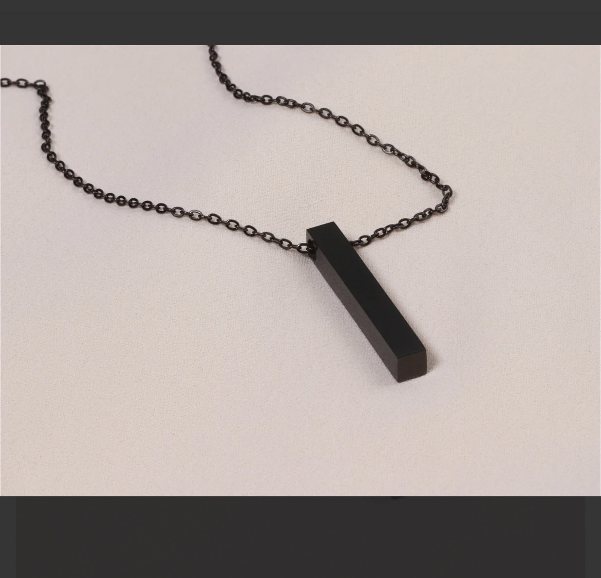 Titan Bar Necklace